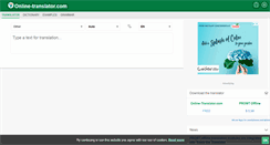Desktop Screenshot of m.online-translator.com